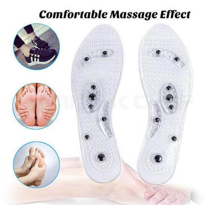 Magnetic Acupressure Reflexology Gel Insoles