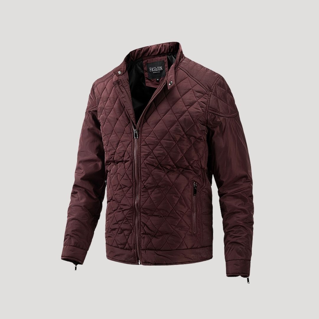 Rugged Insulated Motorcycle Jacket with Premium Quilting