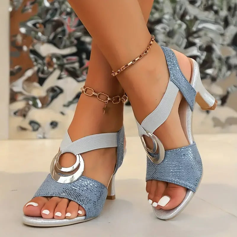 Elegant High Heel Women's Sandal Shoes