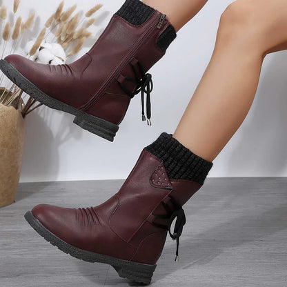 Warm Insulated Rain Boots for Women