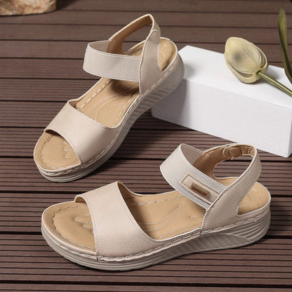 Cushioned Open Toe Ankle Strap Sandals