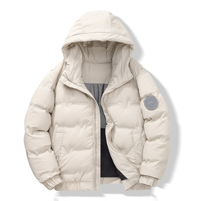 Men's Casual Tailored Wool Blend Short Winter Coat