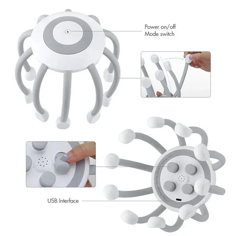 Portable Stress Relief Scalp Massager