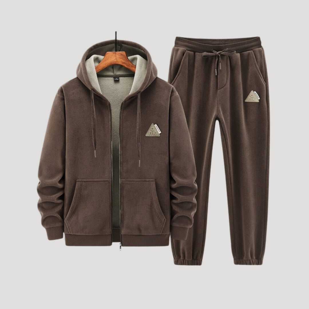 Soft Plush Fleece Hoodie Set - OutfitLondon