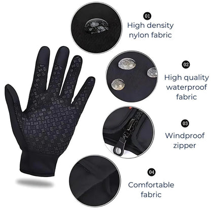 Waterproof Heated Gloves for Men and Women | Insulated Gloves - Touchscreen and Waterproof Gloves