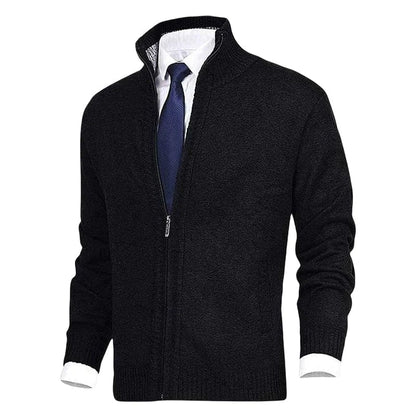 Cozy Oversized Crew Neck Cardigan Sweater