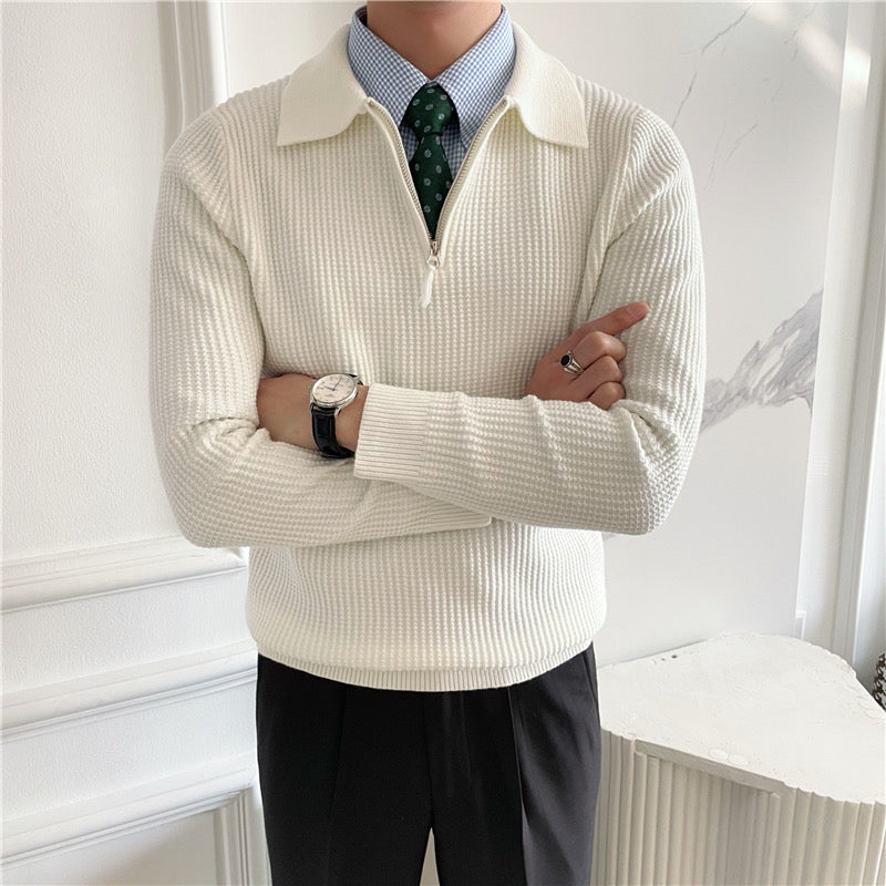 Men's Comfortable Casual Crew Neck Sweater - OutfitLondon