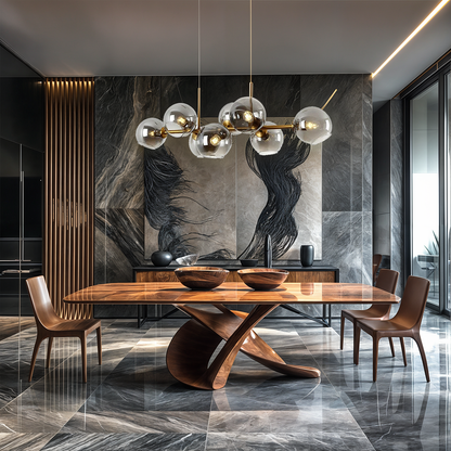 Circular Crystal Drop Lighting Fixture - OutfitLondon