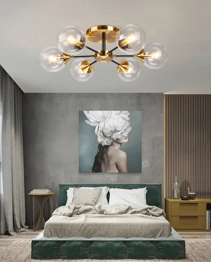 Stylish Emerald Hanging Lamp