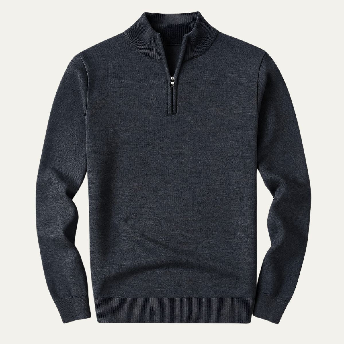 Classic Mens Quarter Zip Sweater