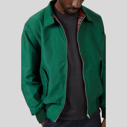 Men's Vintage Zip Up Bomber Jacket