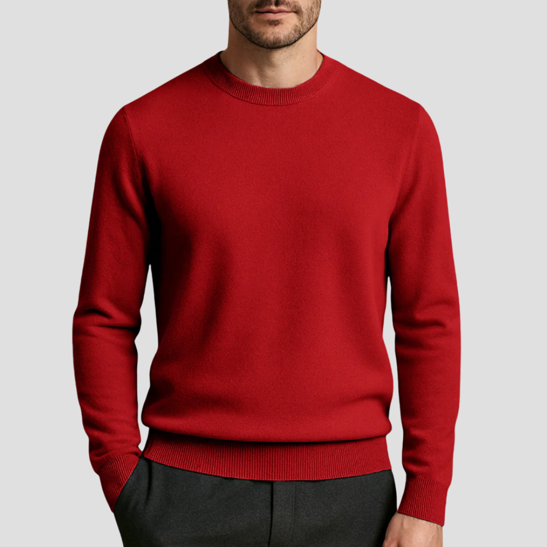 Luxury Crew Neck Cashmere Sweater