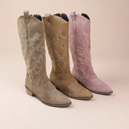 Fashionable Western Ankle Boots