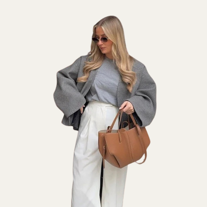 Large Comfortable Genuine Leather Tote Handbag