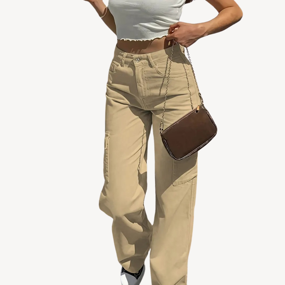Ladies Comfortable Cargo Trousers