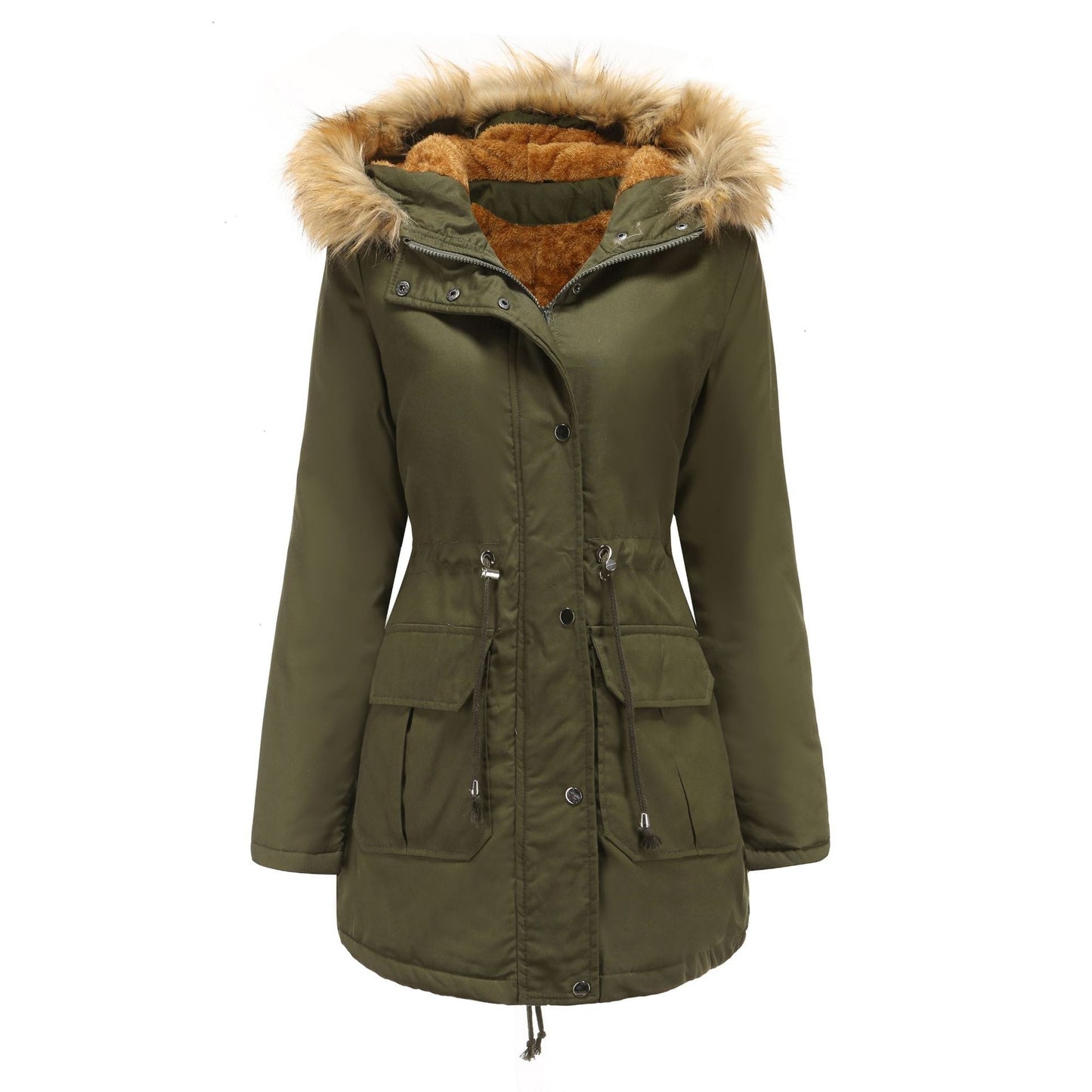 Cozy Waterproof Ladies Winter Parka Jacket
