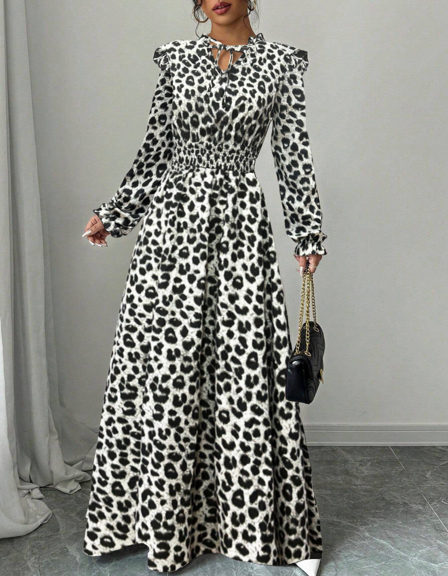Beautiful Floral A-Line Maxi Dress