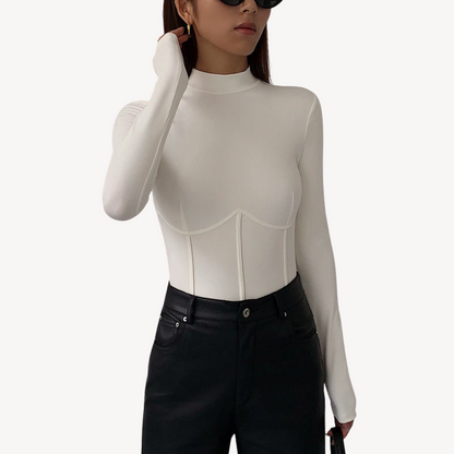 Fitted Lace Up Women's Bustier Top