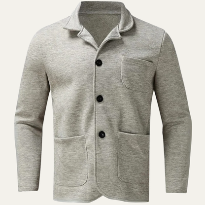 Men's Warm Cable Knit Jacket Coat