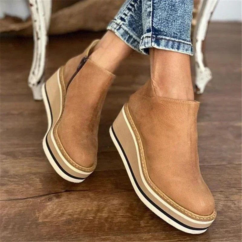 Comfortable Low Heel Chelsea Boots