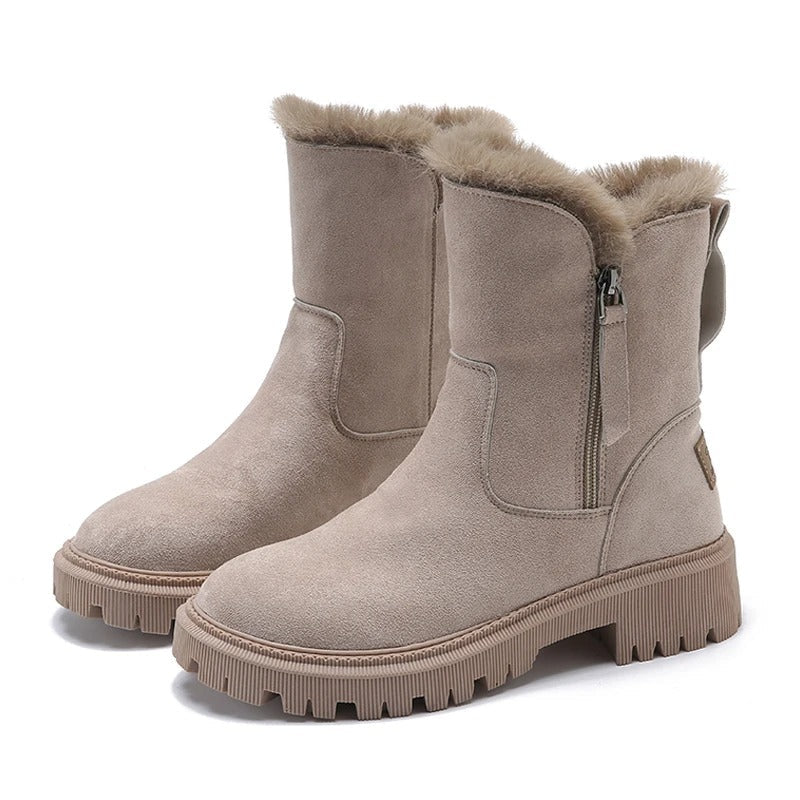 Waterproof Suede Winter Boots