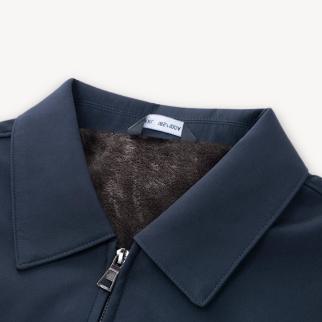 Warm Faux Fur Lined Mens Winter Coat