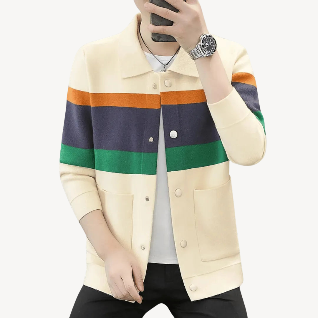 Classic Mens Textured Sweater - OutfitLondon