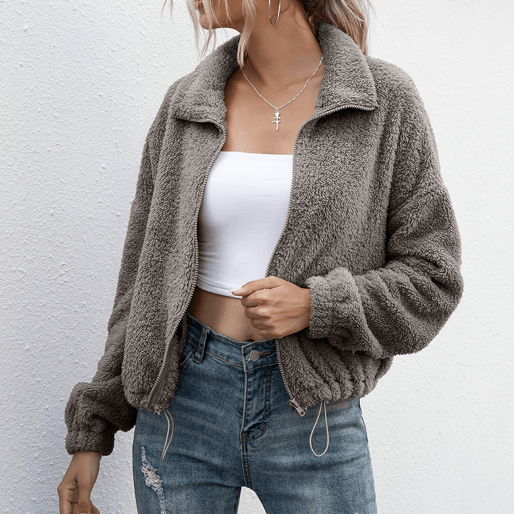 Cozy Fleece Hooded Winter Jacket