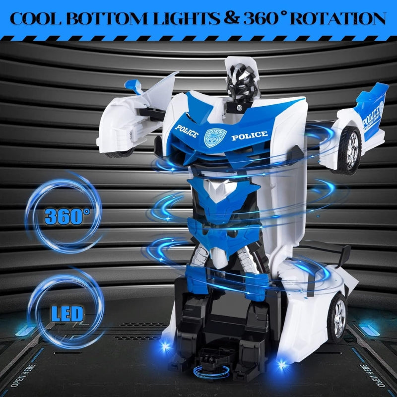 Jouet Voiture Télécommandée Transformable Pour Enfants