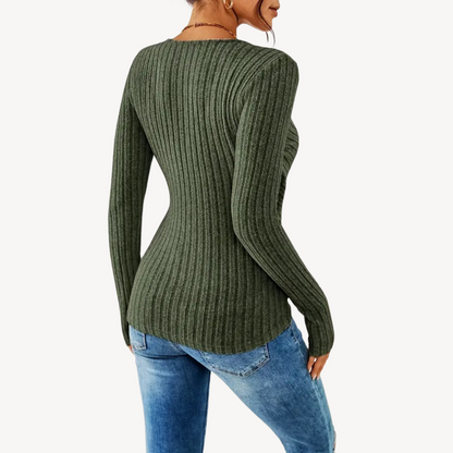 Comfortable V Neck Ladies T Shirt