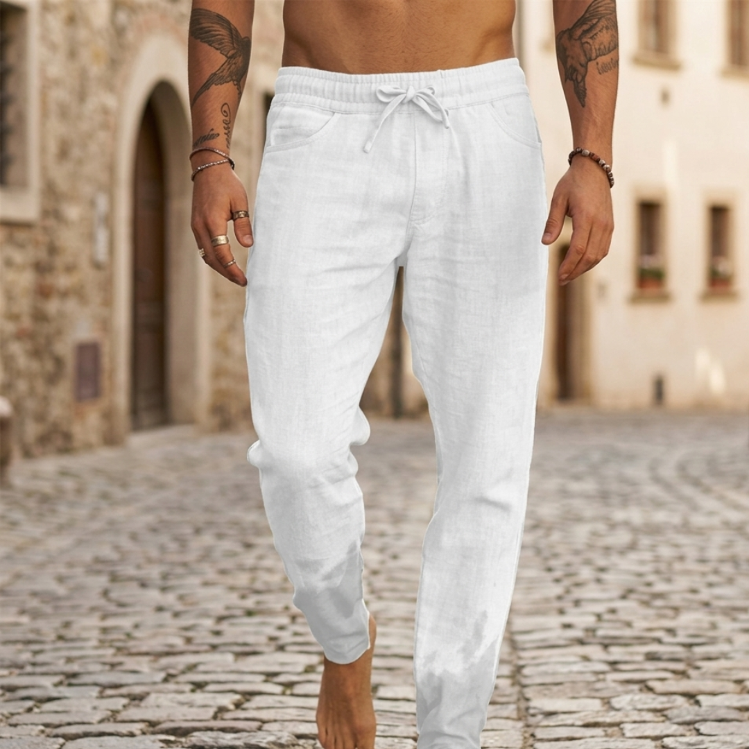 Comfy Loose Fit Men's Jogger Pants Lightweight