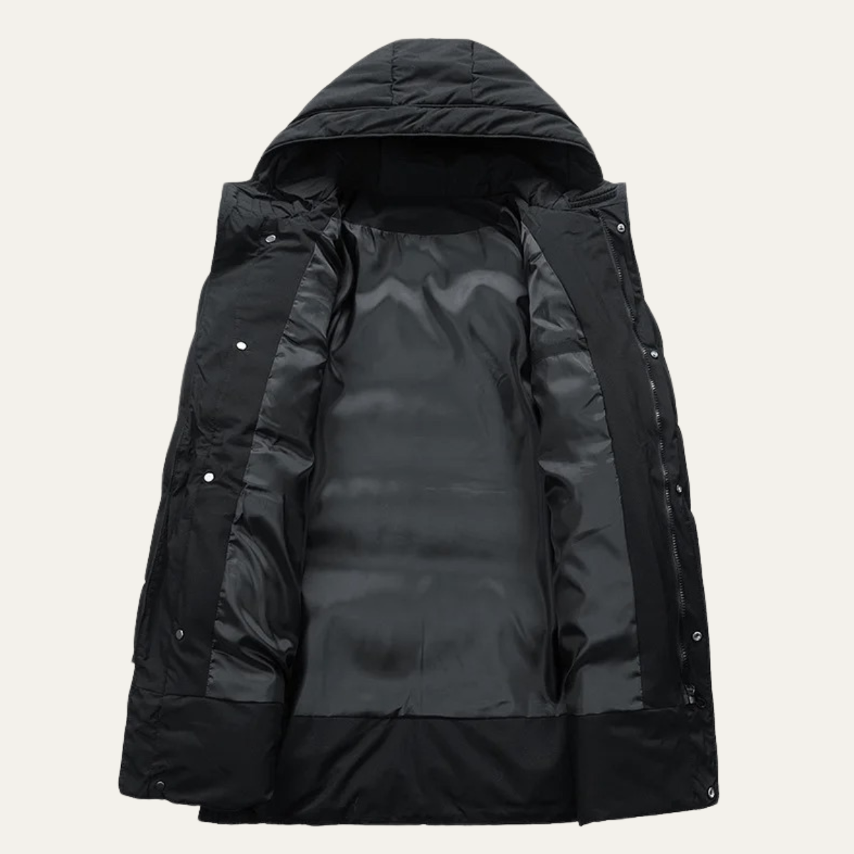 Warm Men's insulated Long Parka Winter Coat