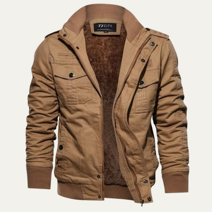Waterproof Mens Military Bomber Jacket with Multiple Pockets
