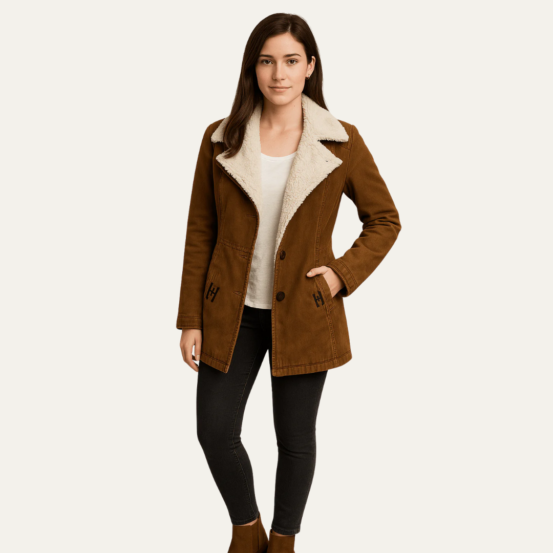 Women's Fleece Lined Warm Winter Coat
