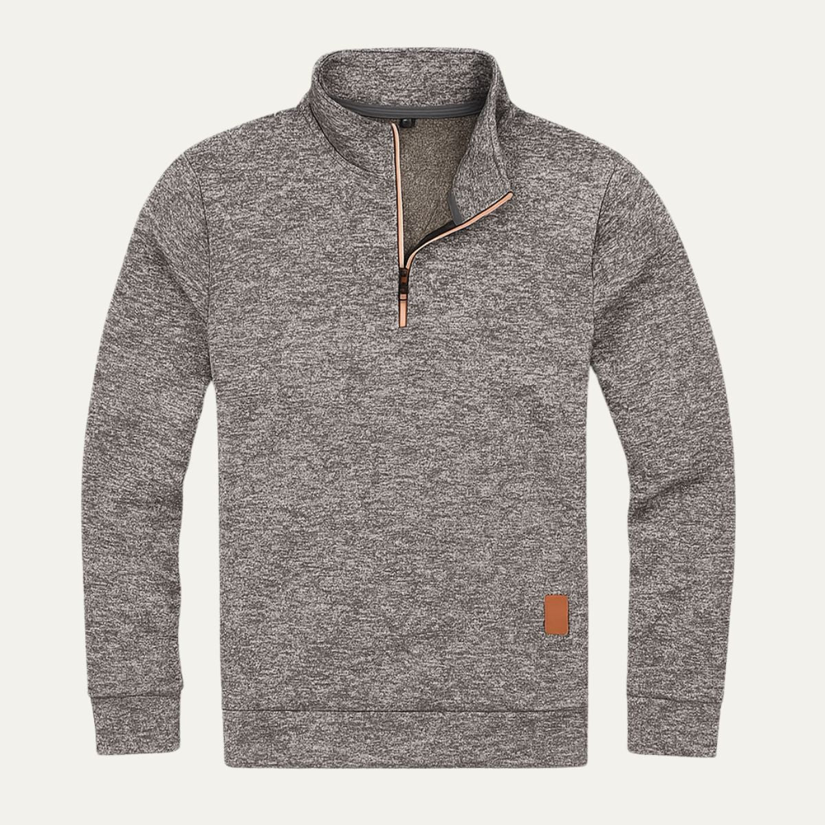 Warm Fleece Half Zip Mens Sweatshirt
