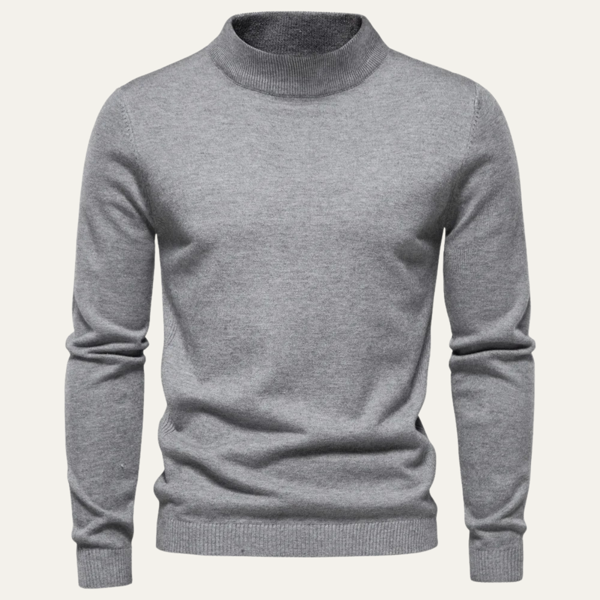 Classic Men's Fitted Turtleneck Sweater