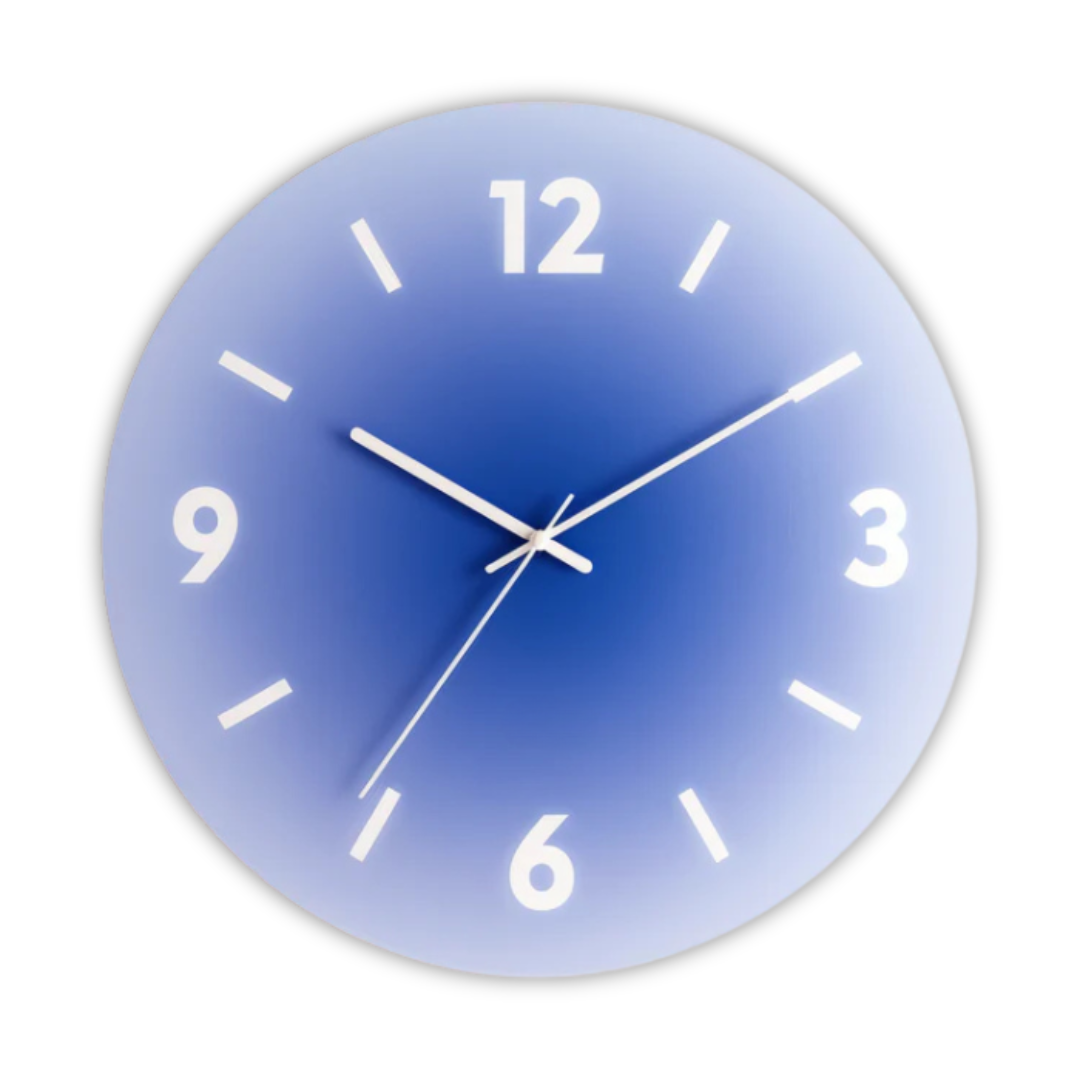 Quiet Large Clear Wall Clock