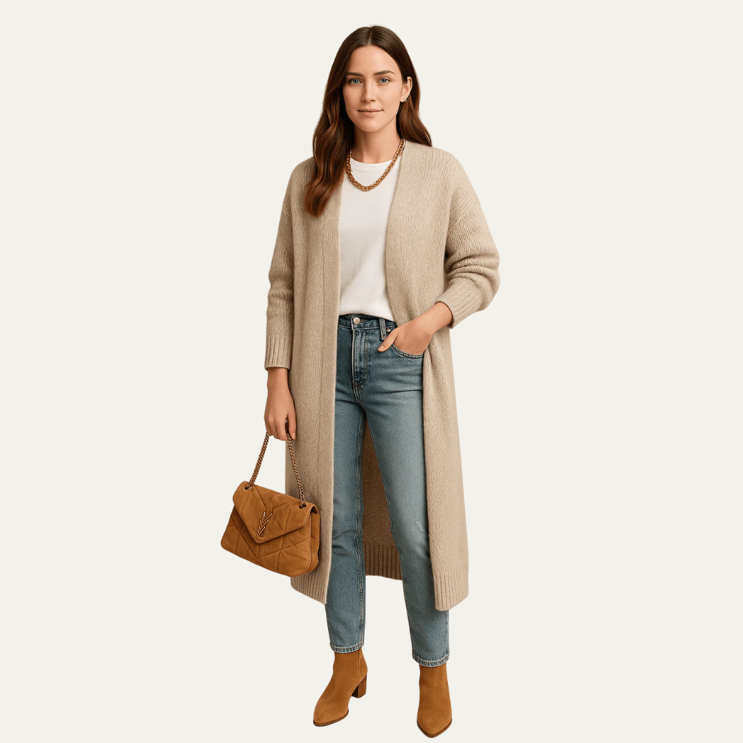 Soft Oversized Open Front Cardigan