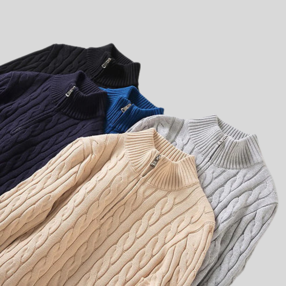 Men's Warm Crew Neck Pullover Sweater
