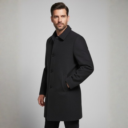 Classic Charcoal Wool Jacket
