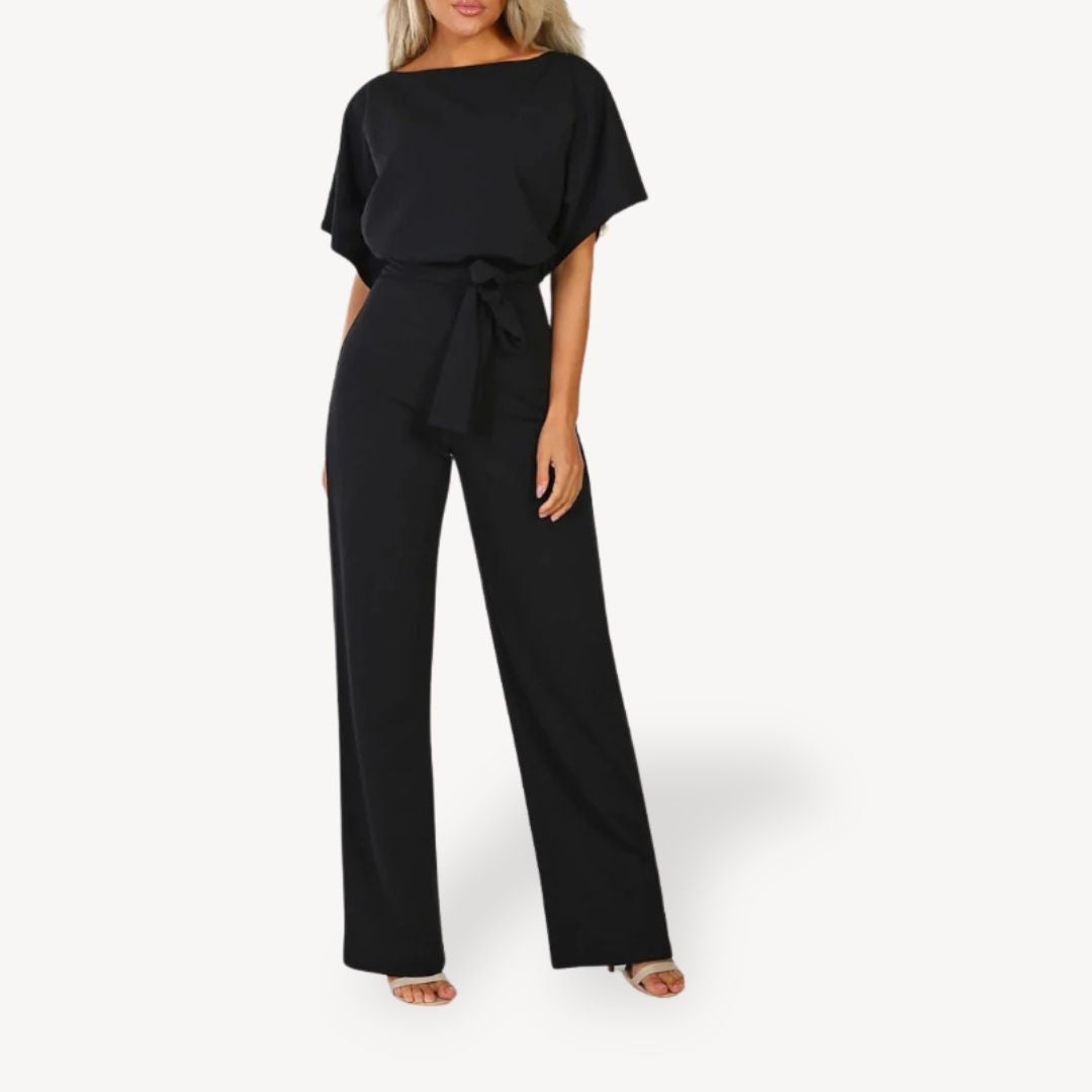Ladies Comfortable Loose Fit Polyester Jumpsuit - OutfitLondon