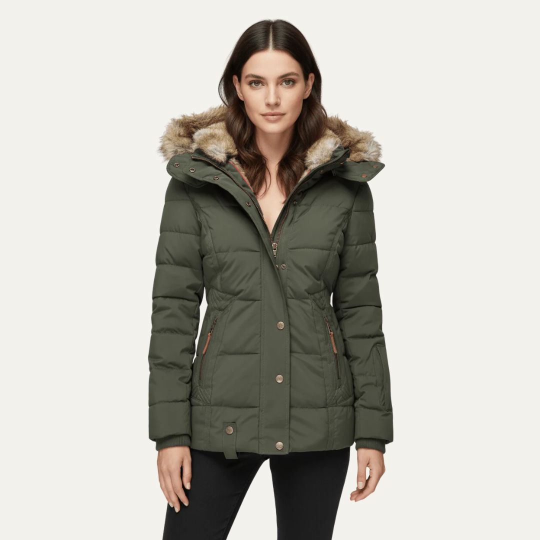 Premium Faux Fur Winter Puffer Coat