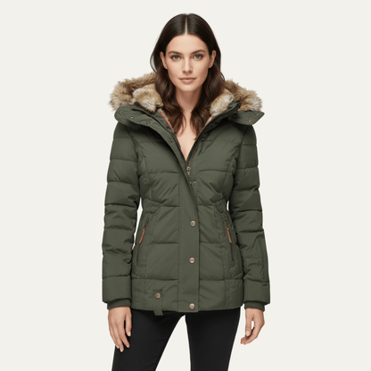 Premium Faux Fur Winter Puffer Coat