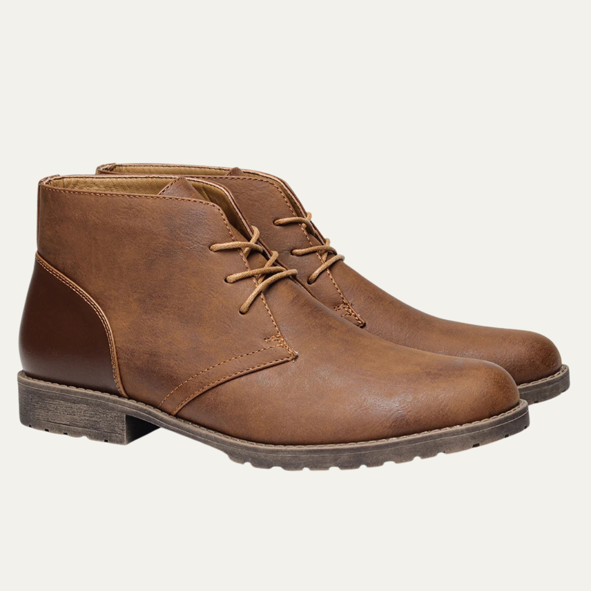 Classic Men's Leather Lace Up Boots