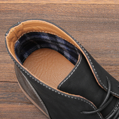 Classic Mens Brown Leather Smart Boots