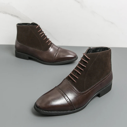 Traditional Leather Men's Oxford Boots