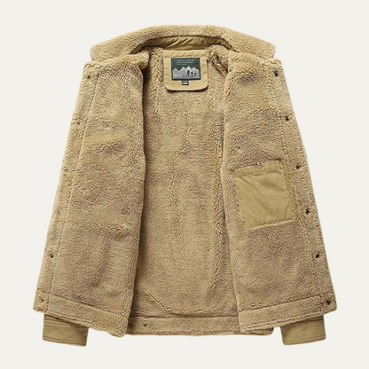 Thermal Insulated Men's Winter Fleece Jacket Outdoor Coat