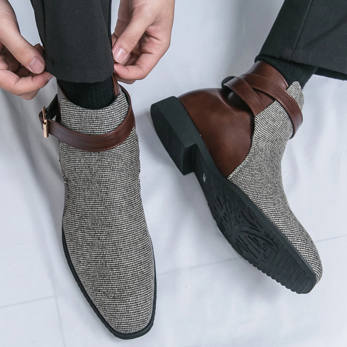 Men's Smart Leather Chelsea Ankle Boots