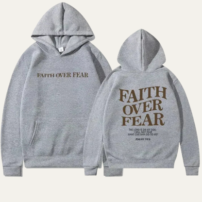 Spiritual Quote Graphic Hooded Sweatshirt