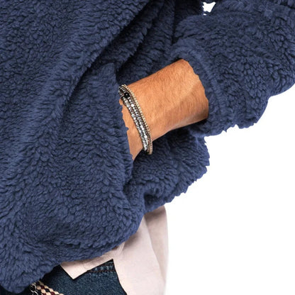 Warm Fleece Lined Men's Hooded Jacket